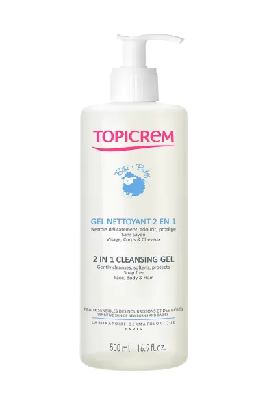TOPICREM BABY 2 IN 1 CLEANSING GEL 