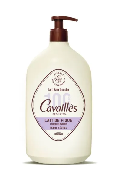 Roge Cavailles Bath and Shower Lotion Dry Skin Fig Milk - 1L
