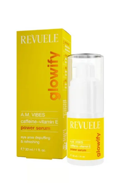 REVUELE A.M. VIBES POWER SERUM CAFFEINE + VITAMIN E