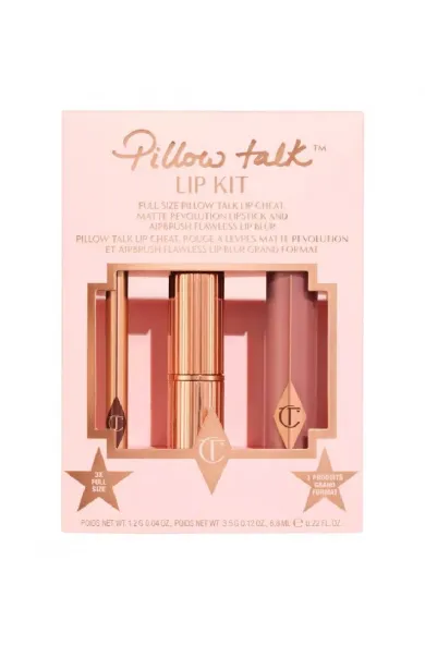 CHARLOTTE TILBURY PILLOW TALK LIP KIT - Full Size