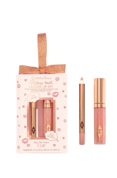  Charlotte Tilbury Pillow Talk Mini Glossy Lips Duo - Fair