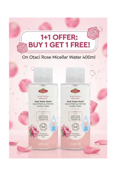 Otaci™ Rose Micellar Water 400ml | Buy 1 Get 1 Free 