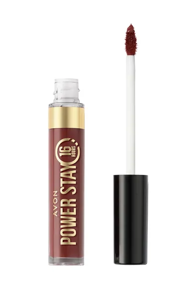 AVON POWER STAY LIQUID LIP - SPICY BROWN