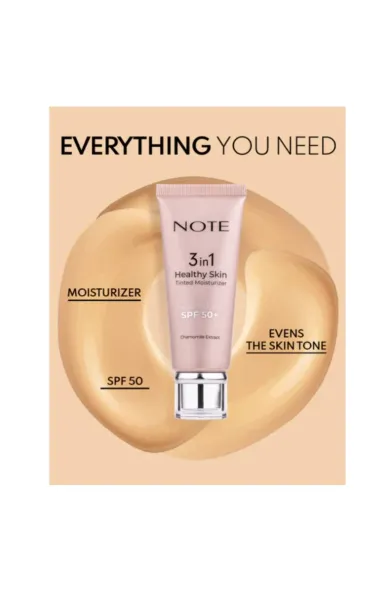 NOTE 3IN1 HEALTHY TINTED MOISTURIZER