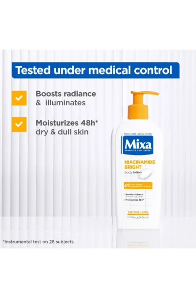 Mixa Niacinamide bright body lotion