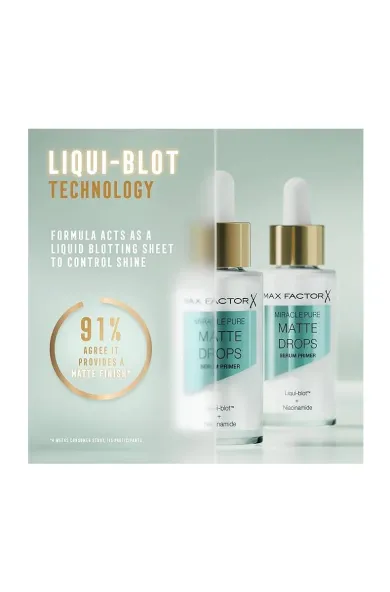MAX FACTOR Miracle Pure Matte Drops Serum Primer