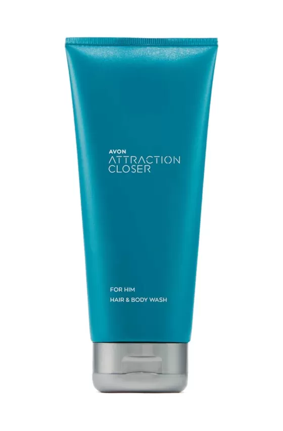 Avon Attraction Closer for Him Hair and Body Wash - 200ml