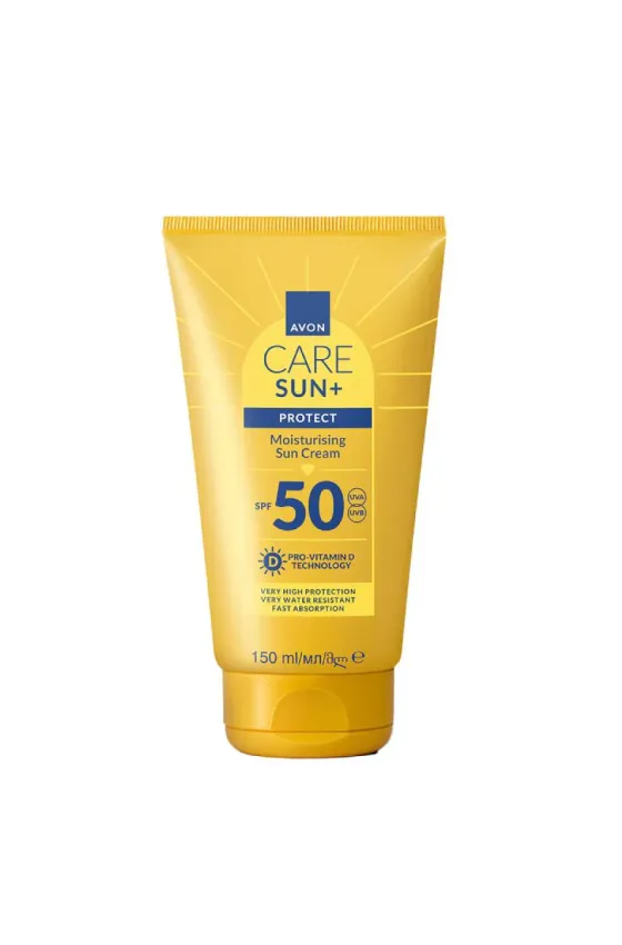 Avon Care Sun+ Moisturising Sun Cream Face & Body SPF 50 - 150ml