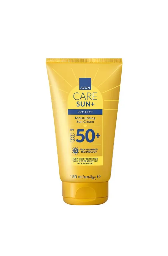Avon Care Sun+ Moisturising Sun Cream  face & Body SPF 50+ - 150ml
