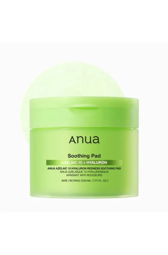 ANUA Azelaic 10 Hyaluron Redness Soothing Pad