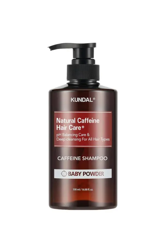 Kundal Caffeine Shampoo 500ML - Baby Powder
