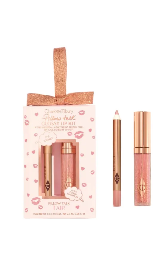  Charlotte Tilbury Pillow Talk Mini Glossy Lips Duo - Fair