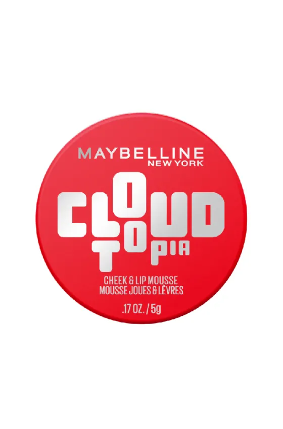 Maybelline New York Cloudtopia Cheek & Lip Mousse - 5g / 03 Divine Crimson