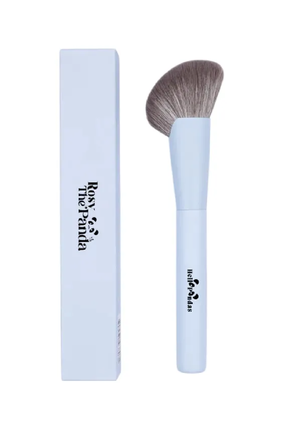 Rosy The Panda Powder Blush & Bronzer Brush- Blue Candy
