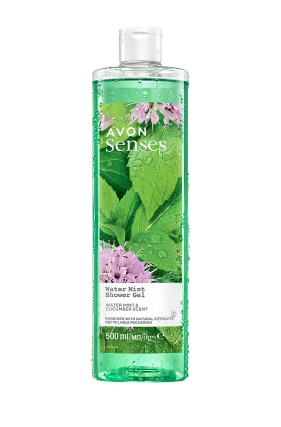 AVON SENSES WATER MINT SHOWER GEL